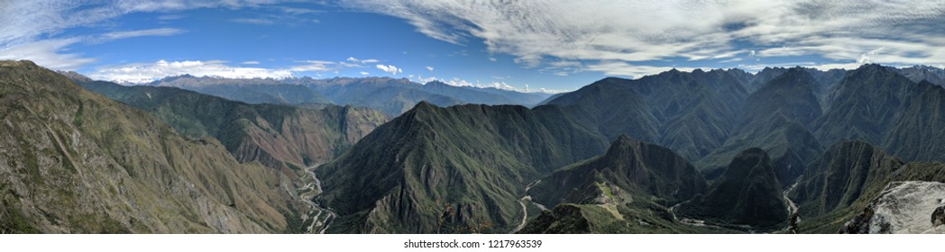 Panaroma Of Machu Pichu