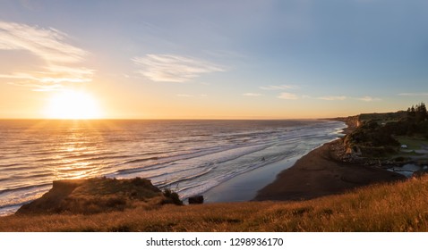 Panaroma View Of Kai Iwi Beach 