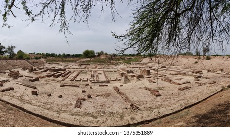 A Panaromic Shot Of Harappa Site