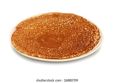 single pancake clipart