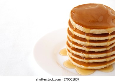 Pancakes with maple syrup. Pancake's Day 