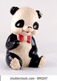 Panda bear old toy