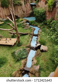 Panda Enclosure With Sleepy Panda