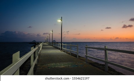 Pandanus Beach Jetty At Sunrise