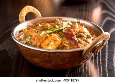 Paneer Butter Masala In A Brass Bowl