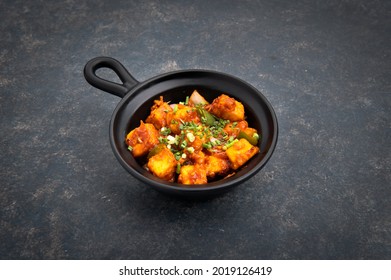 Paneer Chili Indian Food Isolated