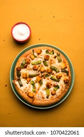 Paneer Pizza Images Stock Photos Vectors Shutterstock