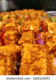 Paneer Tikka Masala Preparation On Bhatti Stock Photo 1602124291 ...