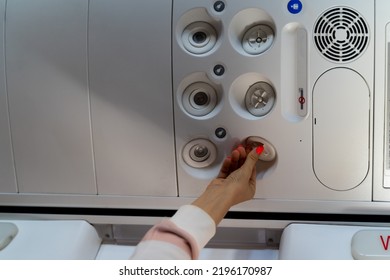 Panel In The Plane Under The Seat