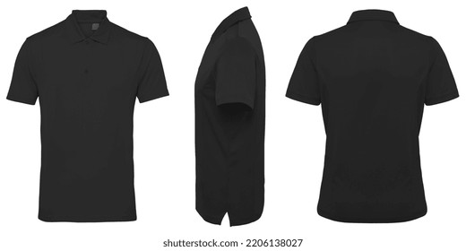 Paneled Polo Shirt Mock Template Front Stock Photo 2206138027 ...