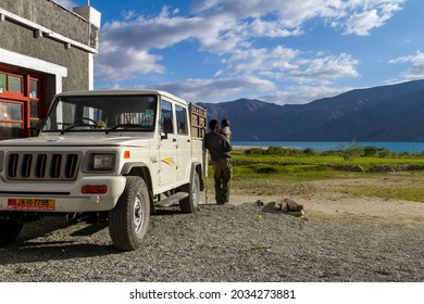 Pangong Tso, India, 28 JUN 2011, There Are Only Four Guest Houses In Merak Village. Morning Welcome After Overnight Stay.