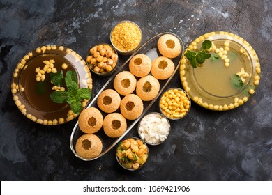 Pani Puri Top View High Res Stock Images Shutterstock