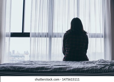 panic attacks alone young girl sad fear stressful depressed emotional.crying use hand cover face begging help.stop abusing domestic violence in women,person with health anxiety,people bad feeling down - Shutterstock ID 1475615111