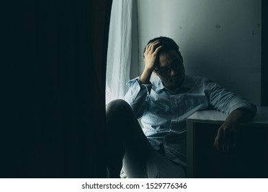 Panic Attacks Alone Young Man Sad Stock Photo 1529776346 | Shutterstock