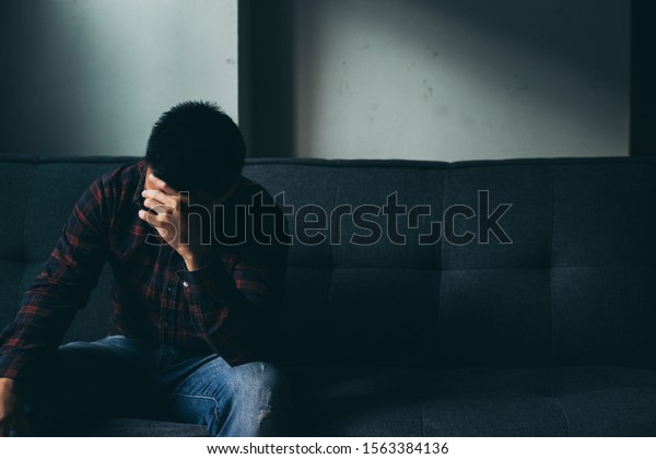 panic attacks alone young man sad fear stressful\
depressed emotion.crying begging help.stop abusing domestic\
violence,person with health anxiety,people bad frustrated exhausted\
feeling down