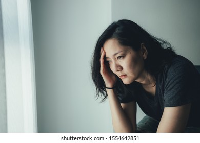 Panic Attacks Alone Young Woman Sad Stock Photo 1554642851 | Shutterstock