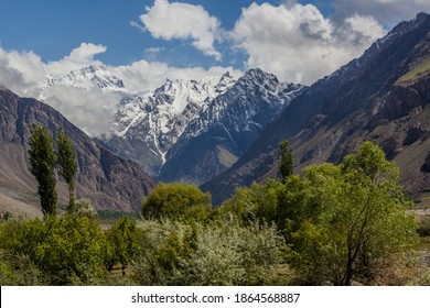 Panj River Valley In Pamir Mountains, Tajikistan