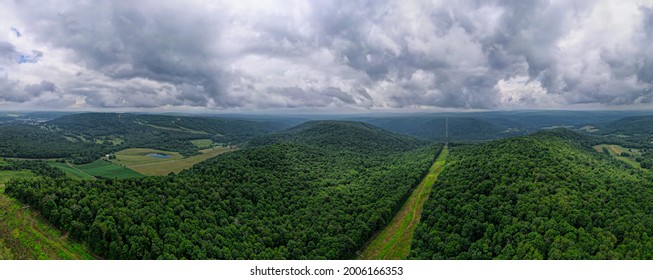 Pano Deep Creek Maryland Mountains