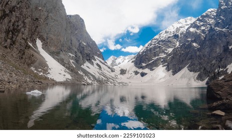 Vista panorámica Spin Khwar lake Kalam Swat - Swat de lagos Swat Spin Khwar Lake Spin Khwar Waterfall