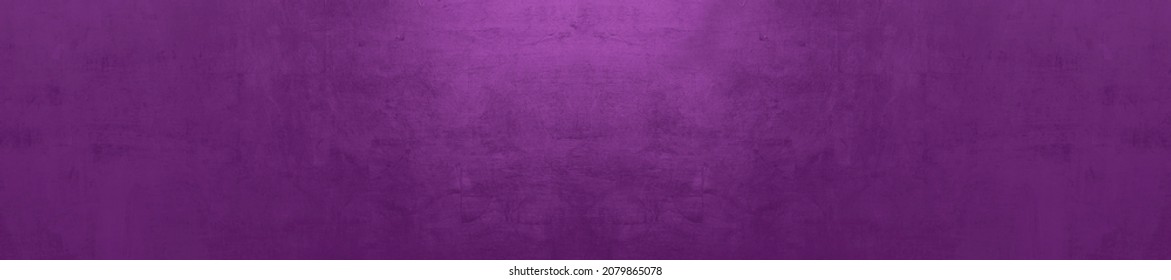 Panorama Abstract Dark Purple Background. Backdrop For Festive Design.