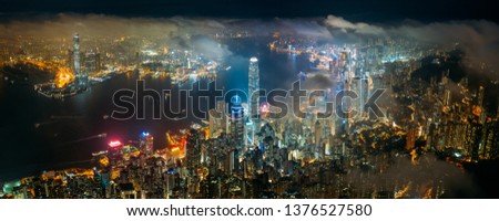 Similar – Hong Kong Skyline Hongkong