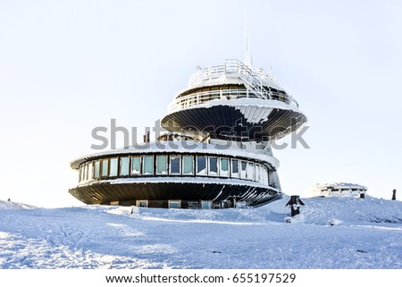 Similar – Image, Stock Photo Landed Sky Clouds Building