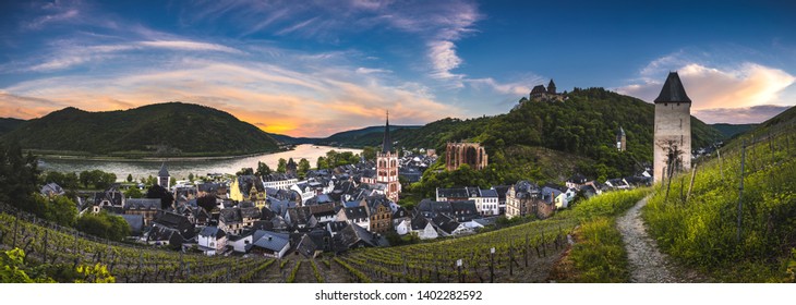 Panorama Bacharach Middle Rhine Valley