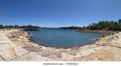 Panorama Barangaroo Park Sydney Citysiders Enjoy Stock Photo 775593016 ...