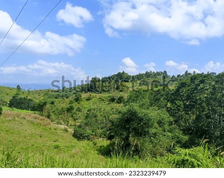 Similar – Aerial photos A small village in the jungle in Chiang Mai