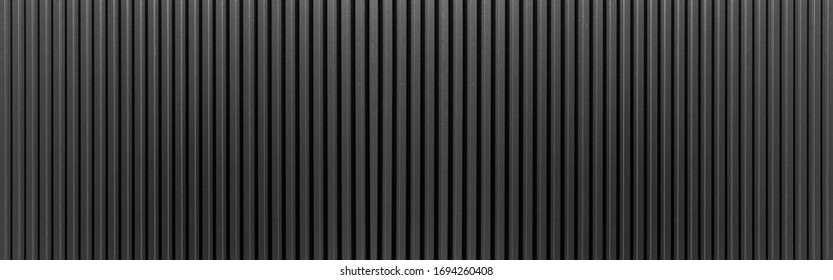 Panorama of Black Corrugated metal texture surface or galvanize steel	 - Powered by Shutterstock