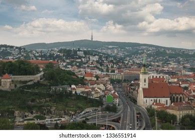 Panorama Bratislava Downtownview Day Towntraveling Concept Stock Photo ...