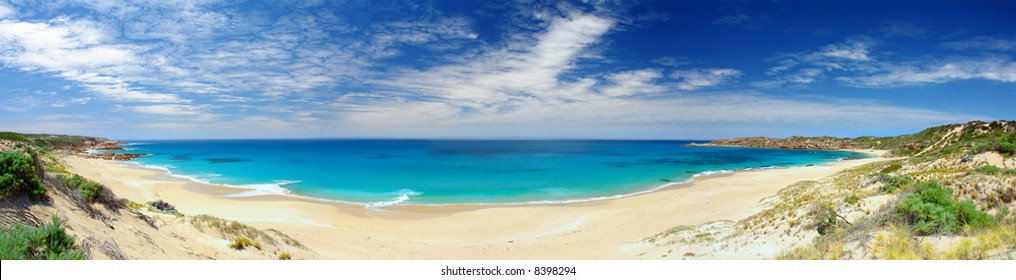 Panorama Of Butlers Beach, South Australia