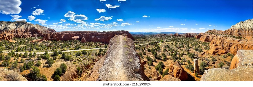 Panorama of the canyon desert. Canyon desert panoramic landscape. Canyon desert panorama. Decert in canyon panoramic landscape - Shutterstock ID 2118293924