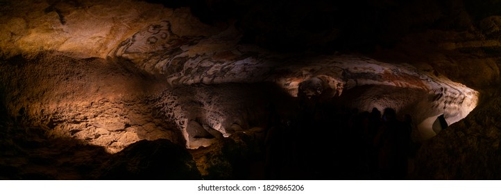 Panorama Of Chauvet Cave In Lot France