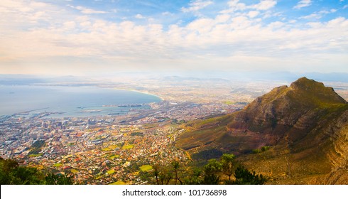 Panorama of the city (Cape Town, South Africa)