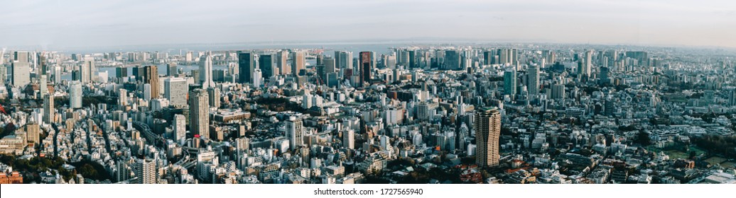 Panorama of the city of Tokyo