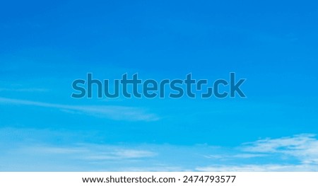 Similar – Image, Stock Photo Blue sky background