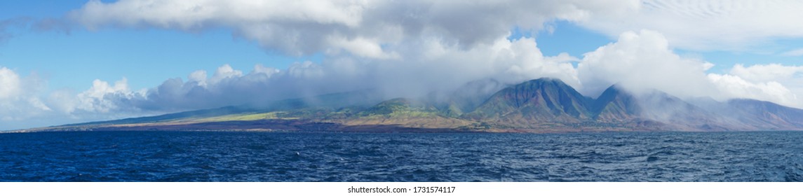 Panorama of the Coast of Maui, Hawaii