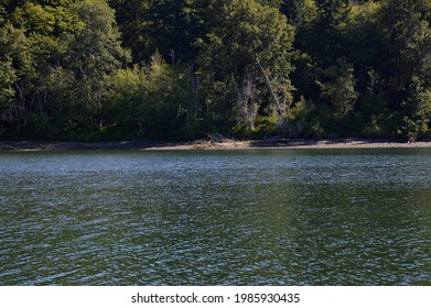 Panorama Coast At The Puget Sound On Olympic Peninsula, Washington