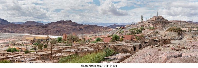 Panorama Of The Cobalt Mine At Bou-Azzer In The Anti Atlas Mountains Of Morocco.