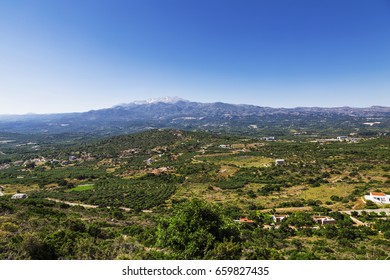 The panorama of the countryside of the island of Crete, Greece - Shutterstock ID 659827435