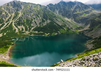 Panorama Czarny Staw Gasienicowy Tatra Mountains Stock Photo 749521111 ...