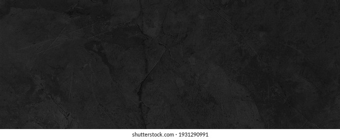 Panorama Dark grey black slate background texture  Black granite slabs background
