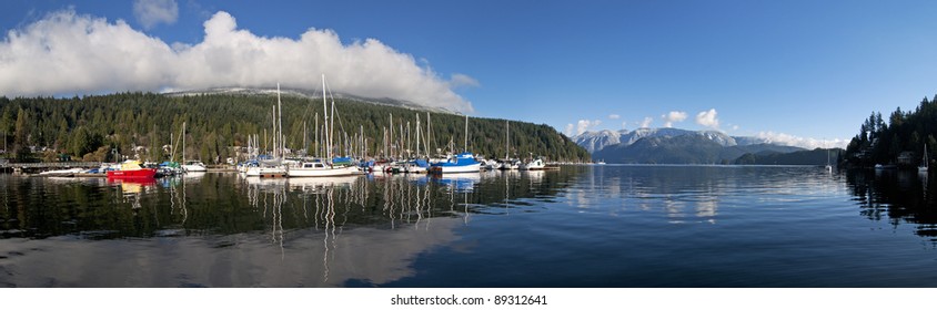 Panorama Of Deep Cove