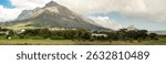 Panorama of Devils Peak with SA Astronomical Observatory in foreground