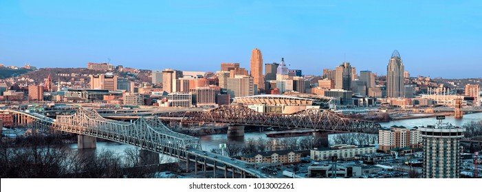 A Panorama of Down Town Cincinnati