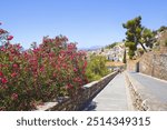 Panorama of downtown from Mirador de la Lona in Granada, Spain