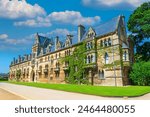 Panorama of the famous Christ Church College at the University of Oxford in the United Kingdom