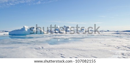 Panorama of the Geographic North Pole
