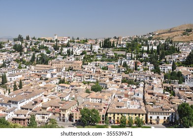 Panorama of Granada - Shutterstock ID 355539671